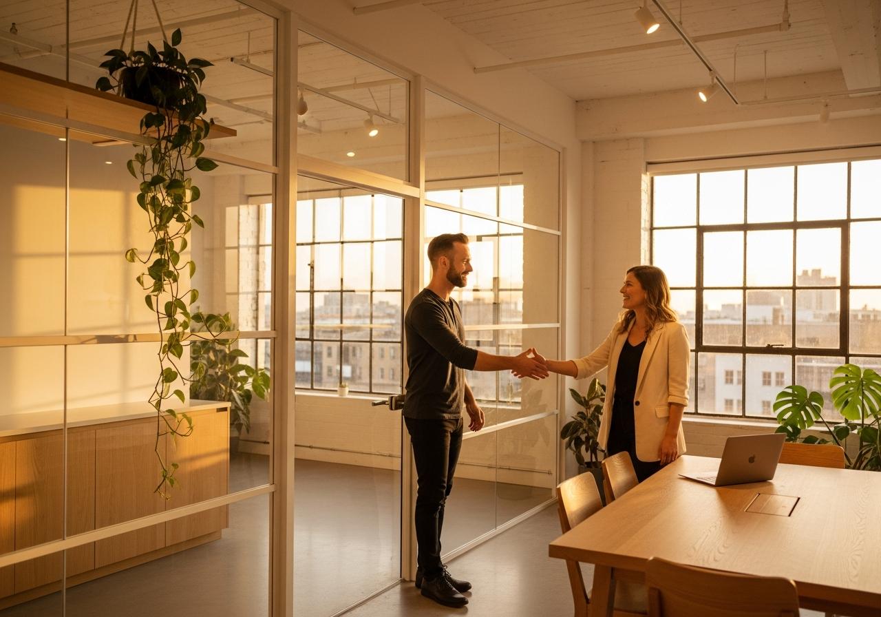 Professional business consultation at SpiderWeb