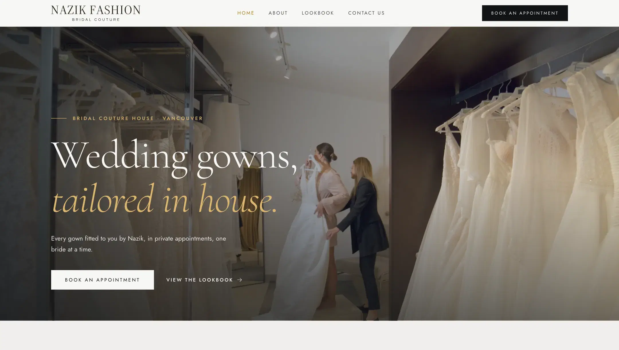 Nazik Fashion website